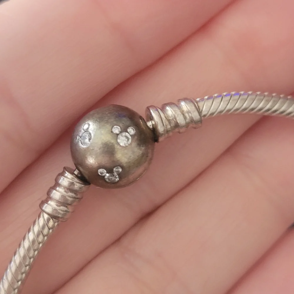 Pandora Silver Bracelet with Mickey Mouse - Picture 2 of 4